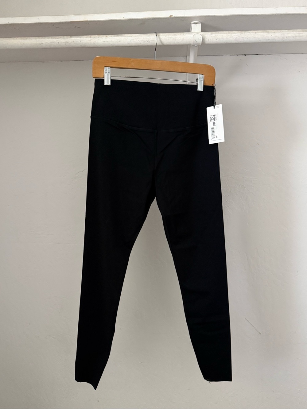 NWT Bloch Black Everhold Fabric High Waist 7/8 Tights Leggings
